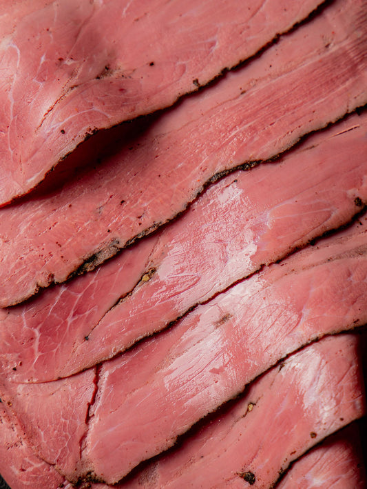 Pastrami halal au poivre noir