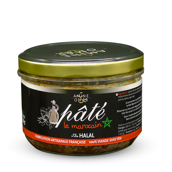 Pâté artisanal Marocain certifié AVS