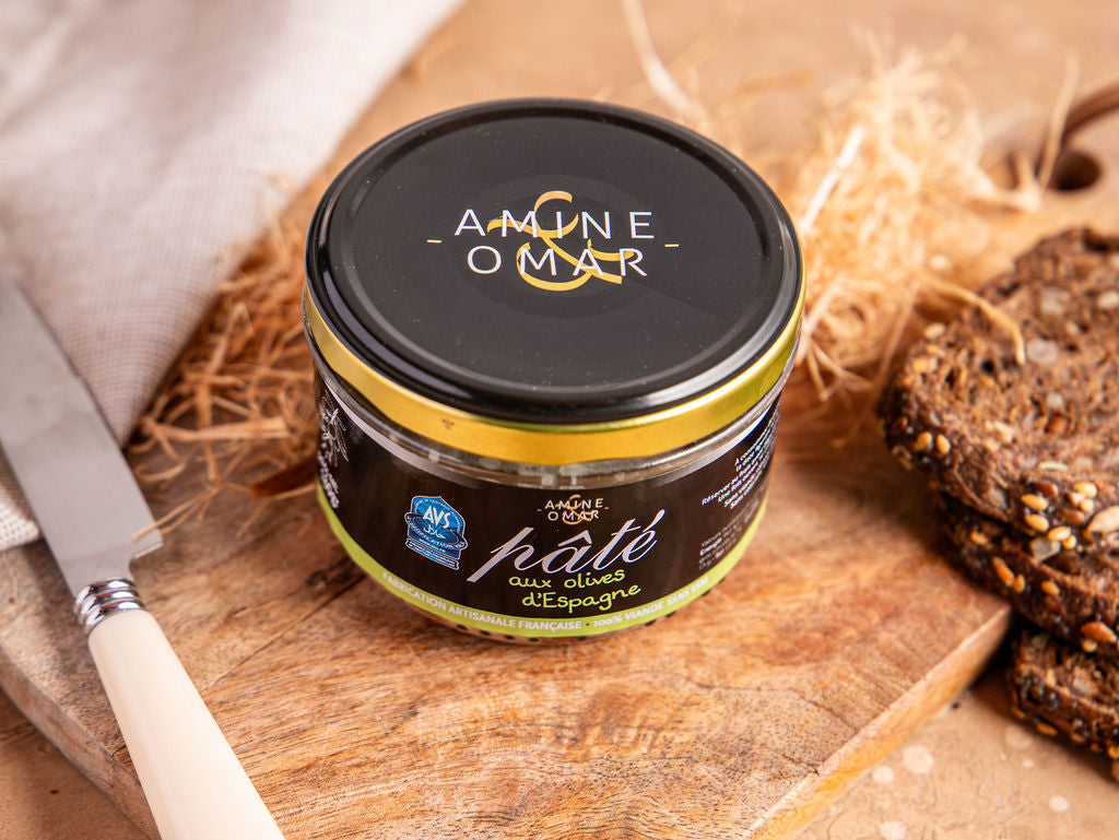 Pâté artisanal aux olives certifié AVS