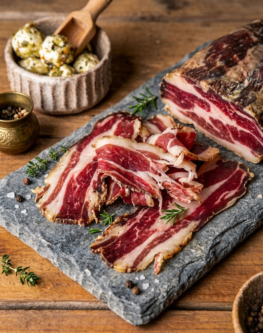 Pancetta — Tranches irrégulières