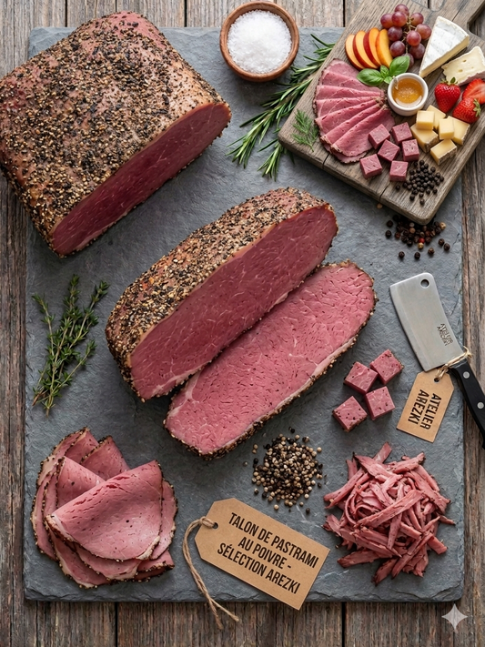 Talon de Pastrami au Poivre Noir